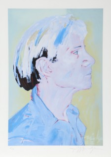 Portrait of Andy Warhol by Jeff Bridges