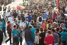 Volunteers handed out a million copies of The Truth About Drugs to Olympics athletes, guests and local residents at the Rio Olympics.