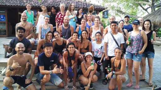 Beach Clean Up With PADI IDC Gili Islands in Indonesia Great Success