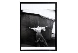 Albino Sword Swallower at Carnival, Maryland by Diane Arbus