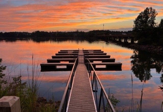 Dockside Clemson Sunset