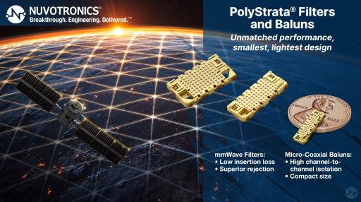 Nuvotronics Selected by MDA Space as Part of MDA AURORA(TM) Supply Chain