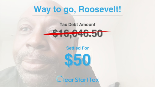 Clear Start Tax Helped Overcome a $16,000 Tax Debt Hurdle With an Innovative IRS Program