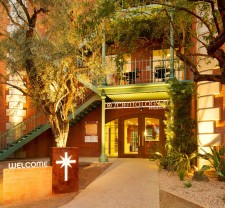 Church of Scientology Phoenix, on the southeast corner of 44th Street and Indianola Ave.