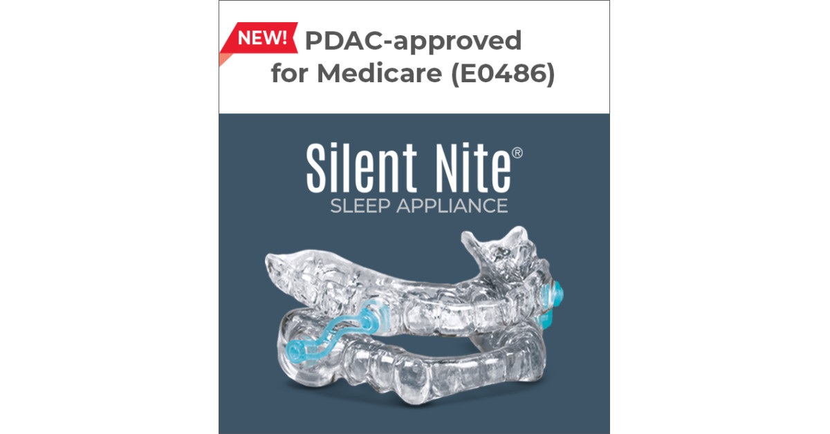 The Glidewell Silent Nite Sleep Appliance is Now PDAC-Approved for ...