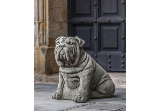 Campania International Antique Bulldog Statue