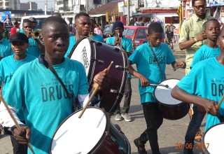 Chukwuma Daniel Chukwuma organized a march through Port Harcourt to raise awareness of the danger of drug abuse.