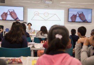 Campbell Scholars learning in the classroom