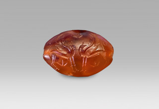 Mycenaean Cornelian Gemstone with Griffins - Hicham Aboutaam