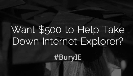 Web Designer Offers Scholarship to Destroy Internet Explorer