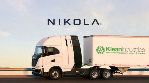 Klean Industries and Nikola Partner to Convert Truck Fleets to Nikola Tre FCEVs and to Co-Develop Green Energy Projects