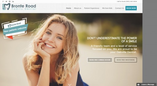 Oakville Dental Office Re-Launches New Website