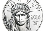 2016 1 oz Platinum American Eagle BU front