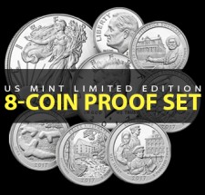 2017 Proof Silver coin set