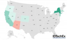 States in the U.S. with energy storage mandates and targets. Source: IDTechEx "Batteries for Stationary Energy Storage 2019-2029"