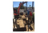 Installing Ram Jack Helical Piles