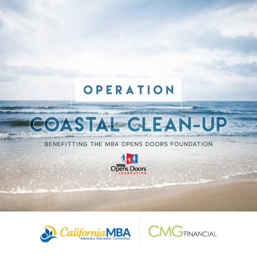 CMG Financial Sponsors Operation Coastal Clean-Up with California Mortgage Bankers Association, MBA Opens Doors Foundation, and San Diego Coast Keeper