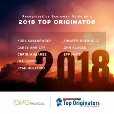 CMG Financial 2018 Scotsman Guide Top Originators