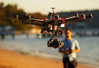 Drone being used for Photography