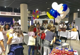 Visitors at Sukarya booth II