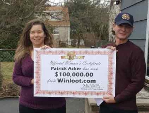 Months Long Search Ends, Woodland Park, NJ Man $100,000 Richer Thanks to Winloot.com