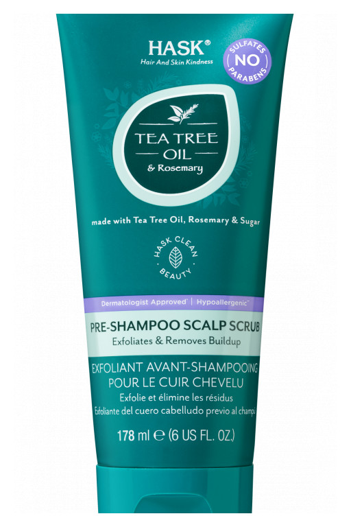 Inspired Beauty's HASK Brand Launches a New Tea Tree & Rosemary Pre-Shampoo Scrub