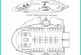 Corporation of Flight, Inc. VF-M1, vertical flyer-military -1a