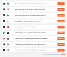 Spark Hire and Zapier Integration