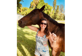 Bricole Reincke with her Horse