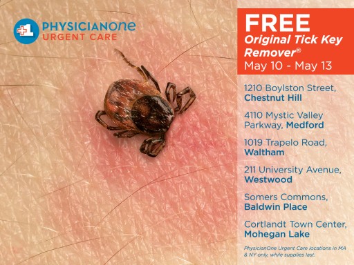 Free Tick Removers in Massachusetts and Westchester County, New York, This Weekend