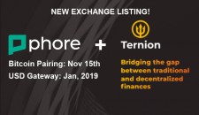 Phore to List on High-Security Ternion Exchange